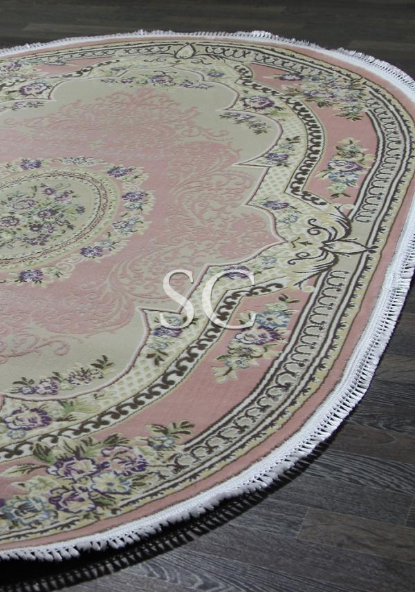 Ковер Napoli 9006C pink овал