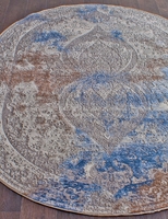 Ковер Armina 03879A blue/blue овал
