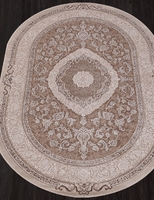 Ковер Armina 03874 brown/brown овал