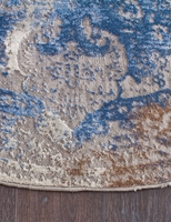Ковер Armina 03879A blue/blue овал